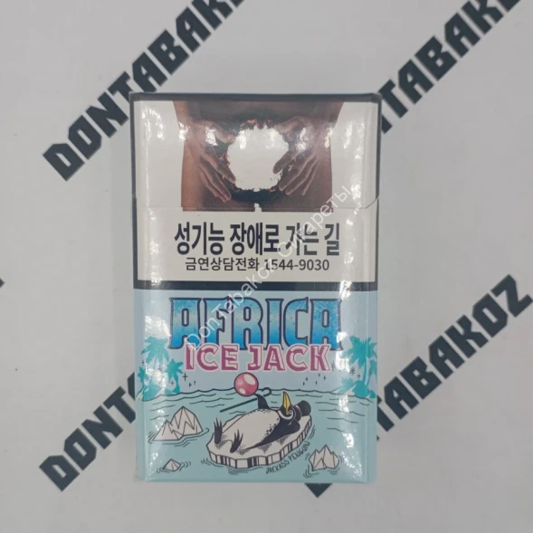 Сигареты Африка (Africa) Ice Jack Duty Free Корея Оптом 
