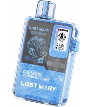 Электронная сигарета Lost Mary OS12000 Черника лайм 20мг ОПТОМ     