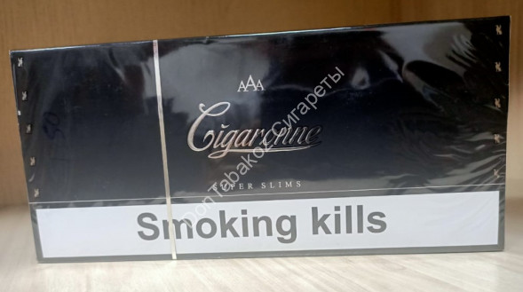Сигареты Cigarone Black Super Slims оптом 