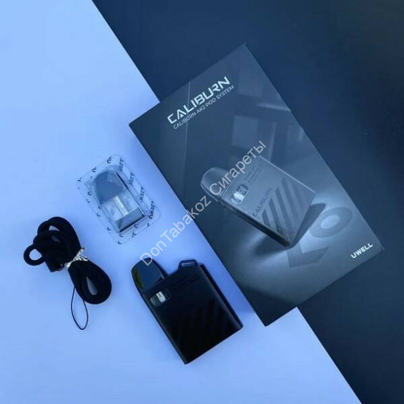 Под система Uwell Caliburn AK2 Pod Kit 520 mAh Classic Black (черный) оптом 