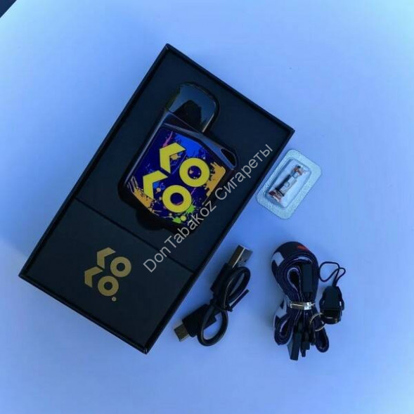 Под система Uwell Caliburn Koko Prime Kit 690 mAh Black (черный) оптом 
