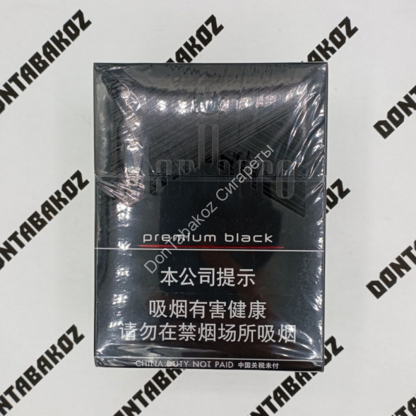 Сигареты Мальборо (Marlboro) Black Duty Free Китай Оптом 