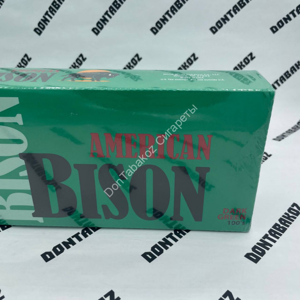 Сигареты American Bison Dark Green 100s Оптом     