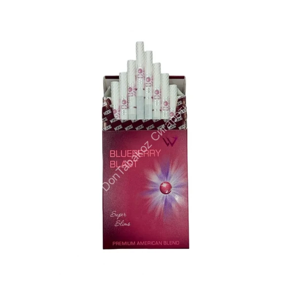 Сигареты Woog Blueberry Blast Super Slims микс 