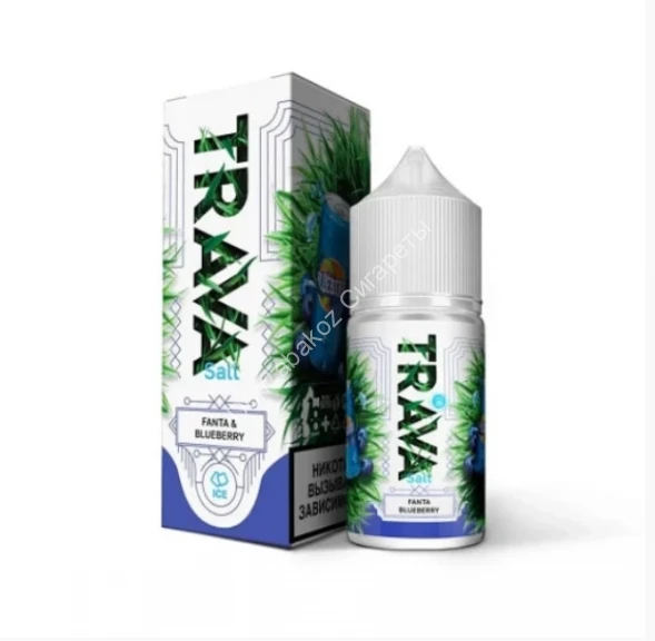 Жидкость для вейпа TRAVA STRONG Черничная фанта 30 мл оптом 