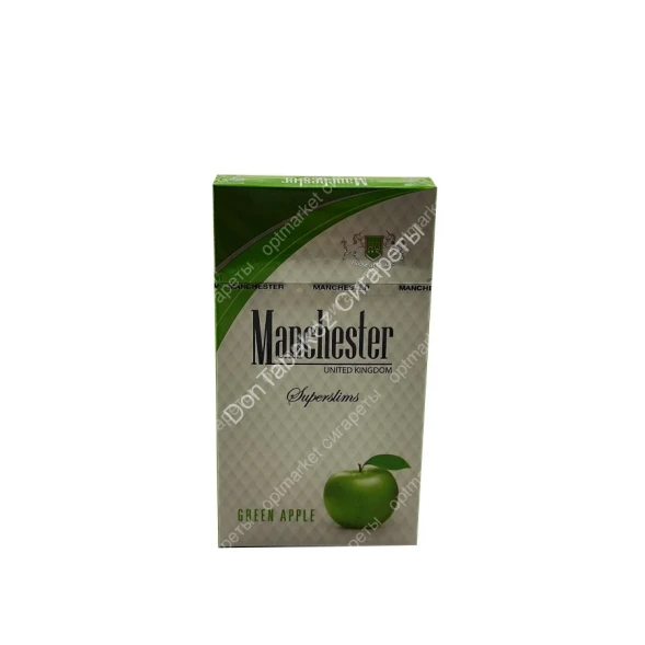 Сигареты Manchester (Манчестер) Green Apple Superslims МИКС 