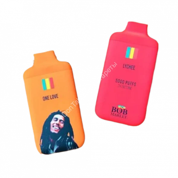 Электронная сигарета   Bob Marley апельсин 5000 затяжек 0% (без никотина) оптом  