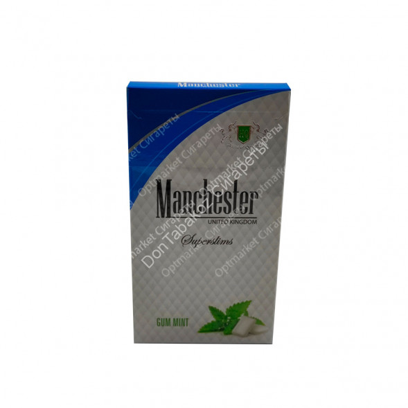 Сигареты Manchester (Манчестер) Gum Mint Superslims оптом 