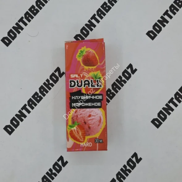 Жидкость Duall Клубничное мороженное HARD 30мл ОПТОМ       