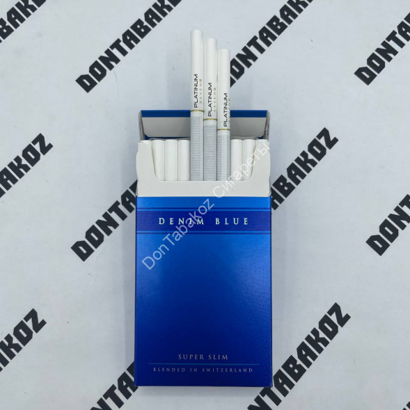 Сигареты Платинум Севен (Platinum Seven) Denim Blue SuperSlim Микс 