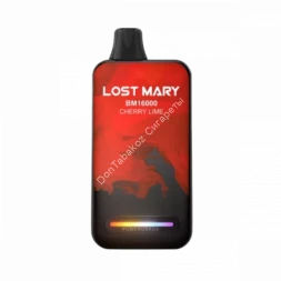 Электронная сигарета Lost mary BM 16000 Вишня-Лайм 20мг (2%) оптом