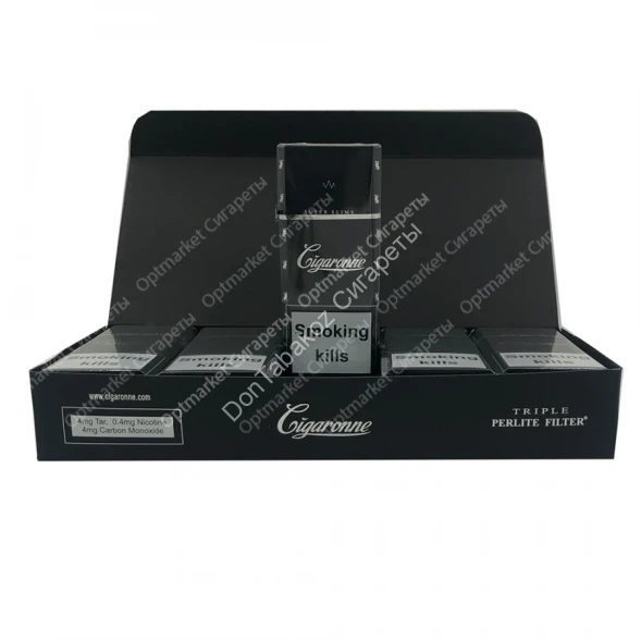 Сигареты Sigarone Black Super Slims оптом 