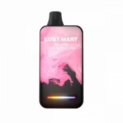 Электронная сигарета Lost mary BM 16000 Клубника киви 20мг (2%) оптом