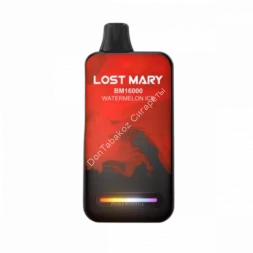Электронная сигарета Lost mary BM 16000 Арбузный лед 20мг (2%) оптом