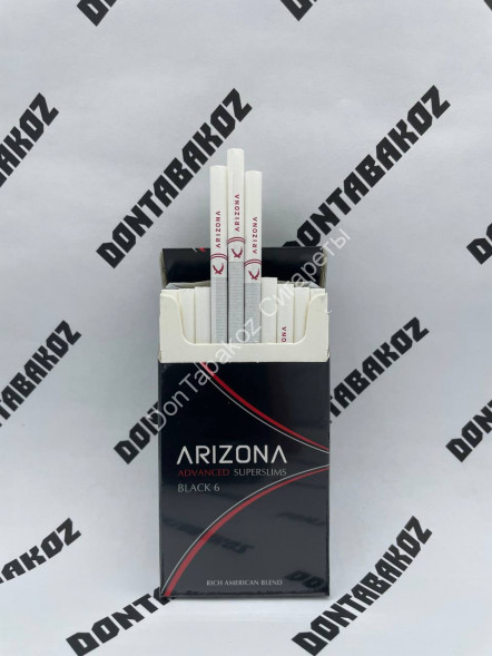 Сигареты Arizona Advanced Superslims Black 6 Микс 