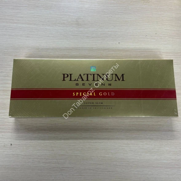 Сигареты Платинум Севен (Platinum Seven) Special Gold Super Slim Микс 