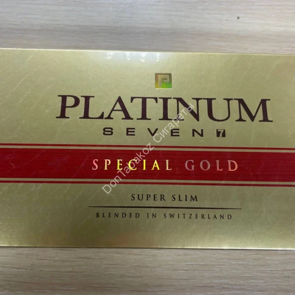 Сигареты Платинум Севен (Platinum Seven) Special Gold Super Slim Микс 