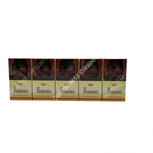 Корона Super Slims желтая оптом 
