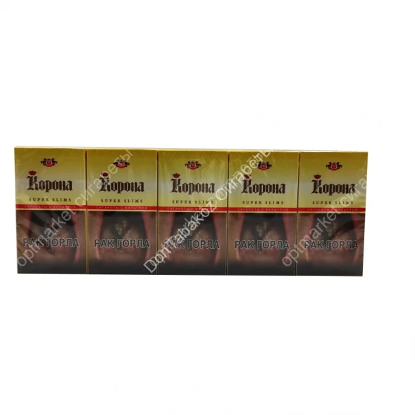 Корона Super Slims желтая оптом 